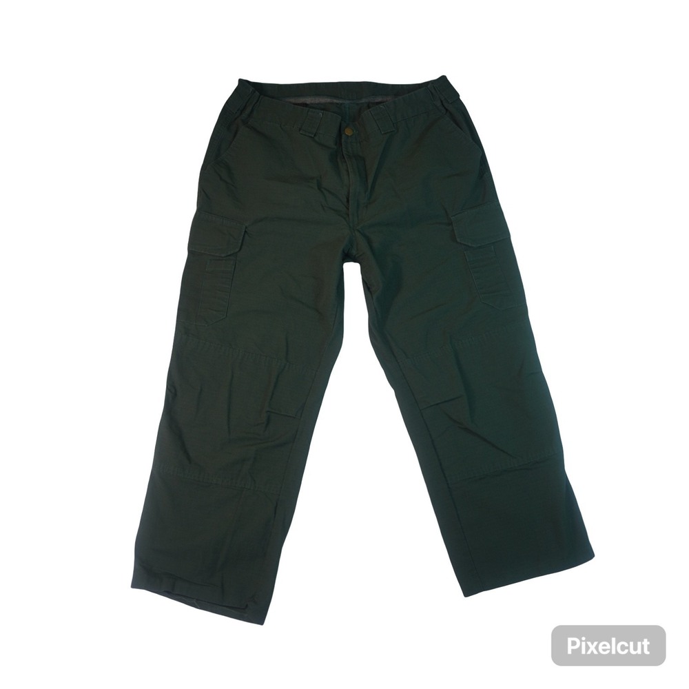 USDA Forest Service Cargo Pants Womens 20 Olive Green Cotton Utility Pockets